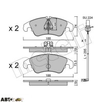 Тормозные колодки METELLI 22-0775-0K