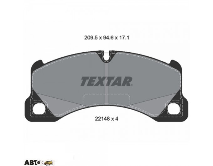 Гальмівні колодки Textar 2214801, ціна: 24 236 грн.
