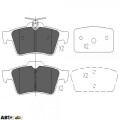 Тормозные колодки KAVO PARTS KBP-6554, цена: 1 328 грн.