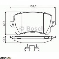 Гальмівні колодки Bosch 0 986 494 626