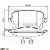 Тормозные колодки Bosch 0 986 494 626, цена: 1 576 грн.