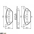 Гальмівні колодки Bosch 0 986 495 454, ціна: 1 979 грн.