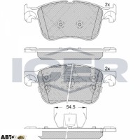 Тормозные колодки ICER 182321