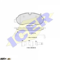 Тормозные колодки ICER 142217