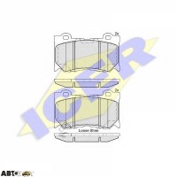 Гальмівні колодки ICER 182089