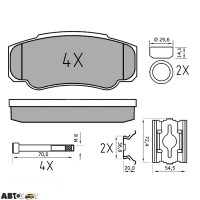 Тормозные колодки Meyle 025 239 2120/PD