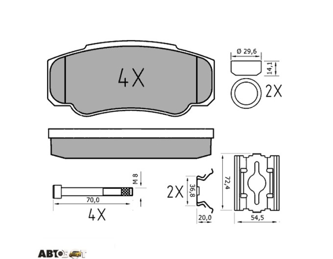 Тормозные колодки Meyle 025 239 2120/PD, цена: 2 011 грн.