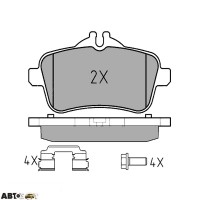 Тормозные колодки Meyle 025 252 1518