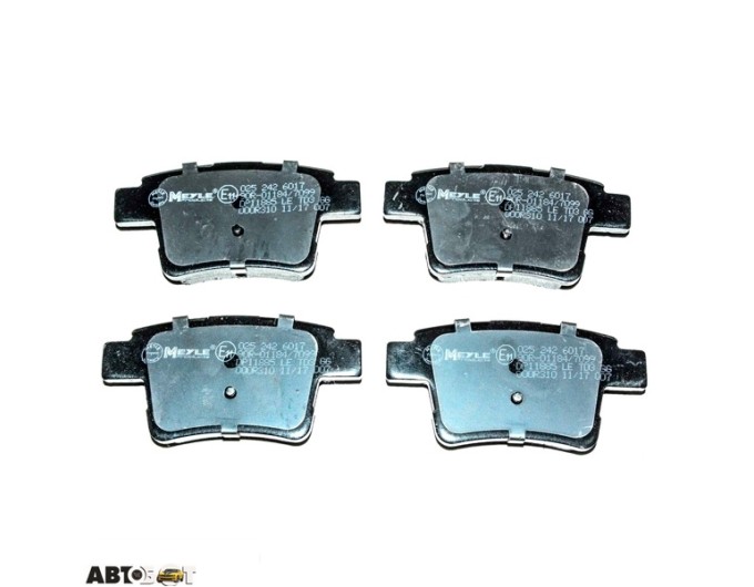 Тормозные колодки Meyle 025 242 6017, цена: 1 580 грн.