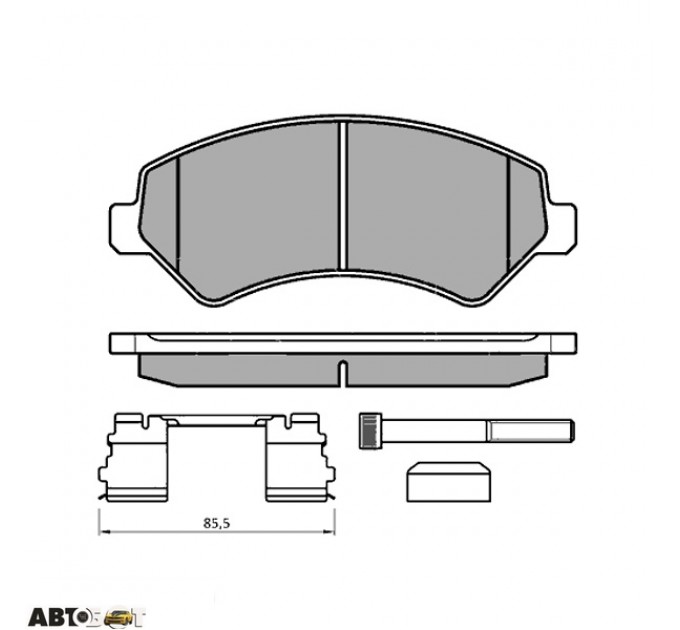 Тормозные колодки Meyle 025 244 6619/W2, цена: 2 258 грн.