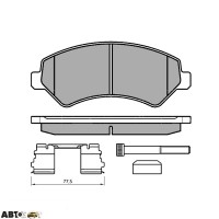 Тормозные колодки Meyle 025 244 6619/W1