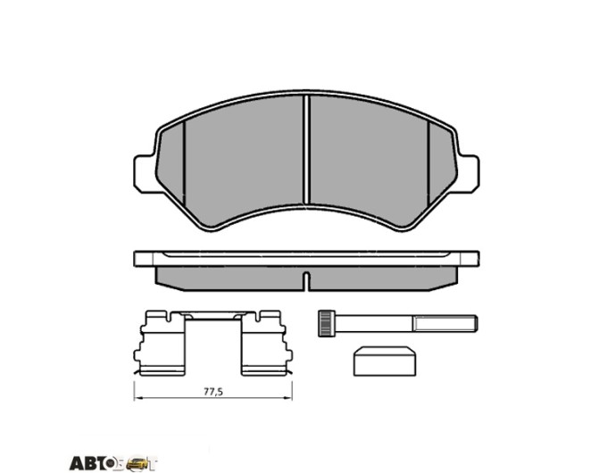 Тормозные колодки Meyle 025 244 6619/W1, цена: 4 014 грн.