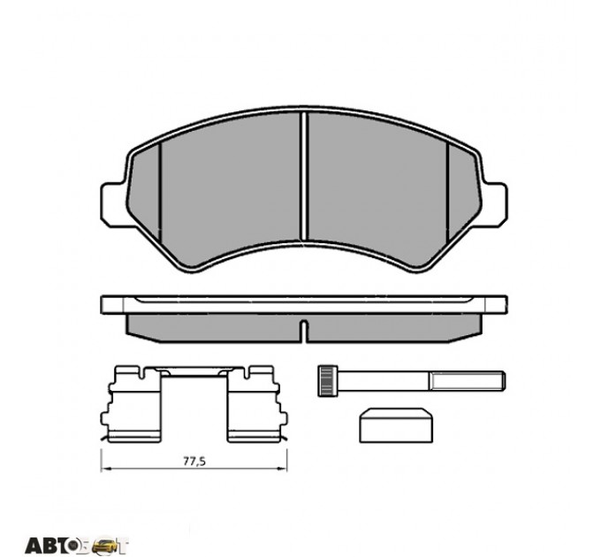 Тормозные колодки Meyle 025 244 6619/W1, цена: 2 185 грн.