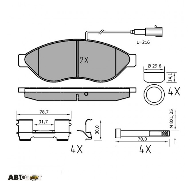 Гальмівні колодки Meyle 025 244 6819-2/PD, ціна: 2 183 грн.