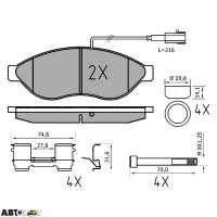 Тормозные колодки Meyle 025 244 6819-1/PD