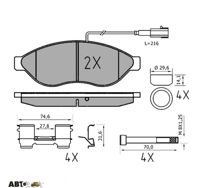 Тормозные колодки Meyle 025 244 6819-1/PD, цена: 2 440 грн.