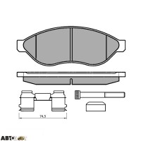 Тормозные колодки Meyle 025 244 6819/W1