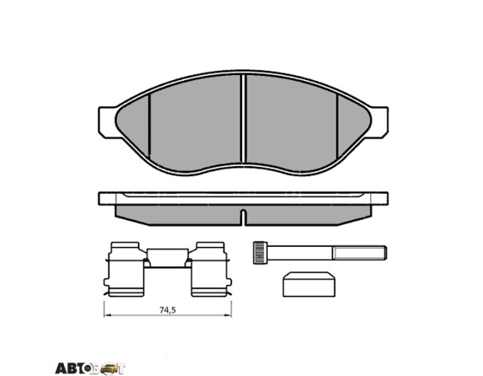 Тормозные колодки Meyle 025 244 6819/W1, цена: 2 972 грн.