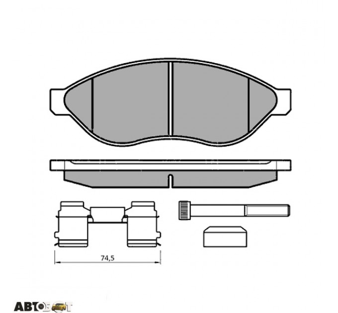 Тормозные колодки Meyle 025 244 6819/W1, цена: 1 618 грн.