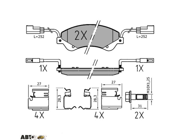 Тормозные колодки Meyle 025 244 8518/PD, цена: 3 809 грн.