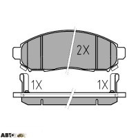 Гальмівні колодки Meyle 025 242 2716/W