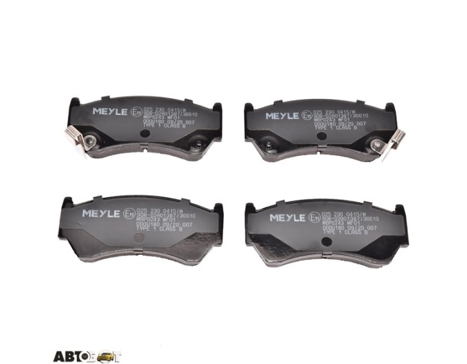 Тормозные колодки Meyle 025 230 0415/W, цена: 1 504 грн.