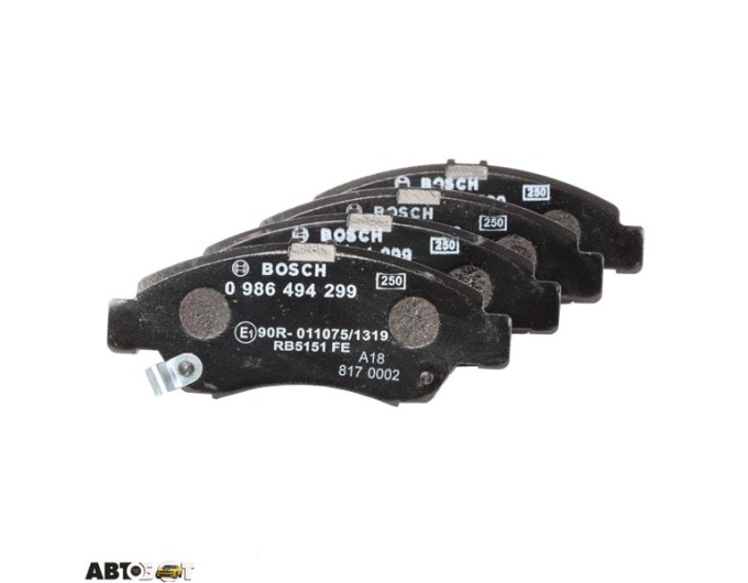 Тормозные колодки Bosch 0 986 494 299, цена: 1 829 грн.