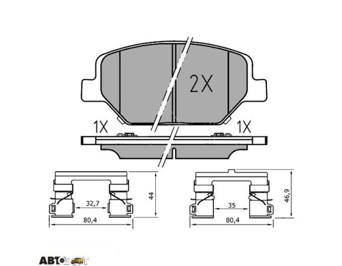 Тормозные колодки Meyle 025 221 3819/PD, цена: 4 444 грн.