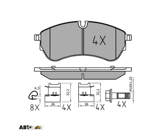 Тормозные колодки Meyle 025 221 4721/PD, цена: 5 983 грн.