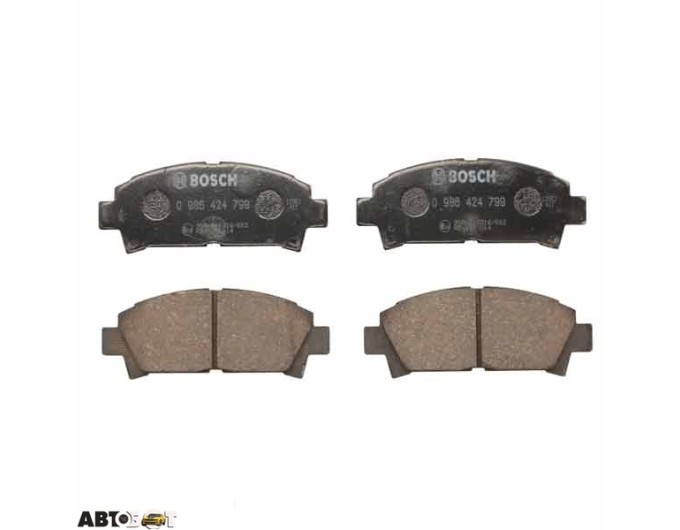 Тормозные колодки Bosch 0 986 424 799, цена: 2 291 грн.