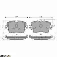 Тормозные колодки Bosch 0 986 494 940