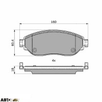 Тормозные колодки Bosch 0 986 494 741