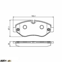 Тормозные колодки Bosch 0 986 495 113