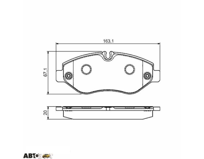 Тормозные колодки Bosch 0 986 495 113, цена: 3 953 грн.