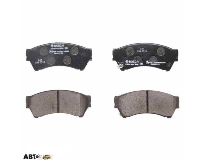 Тормозные колодки Bosch 0 986 494 860, цена: 2 459 грн.