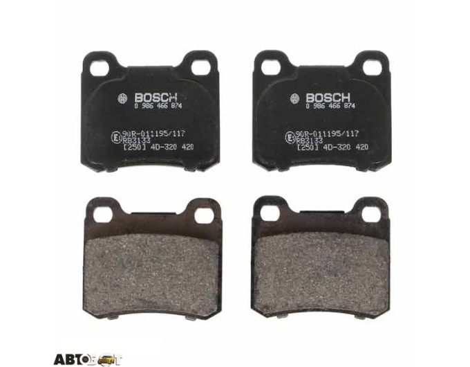 Тормозные колодки Bosch 0 986 466 874, цена: 934 грн.