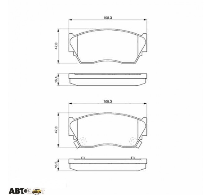 Гальмівні колодки Bosch 0 986 460 997, ціна: 1 043 грн.