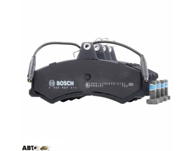 Тормозные колодки Bosch 0 986 467 411, цена: 2 552 грн.