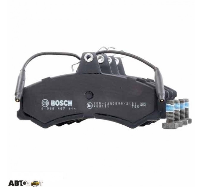 Тормозные колодки Bosch 0 986 467 411, цена: 1 390 грн.