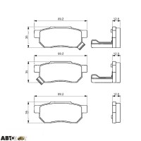 Тормозные колодки Bosch 0 986 495 256