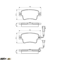 Тормозные колодки Bosch 0 986 495 355