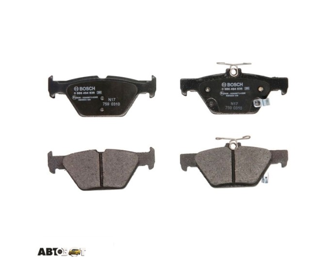 Тормозные колодки Bosch 0 986 494 836, цена: 2 440 грн.