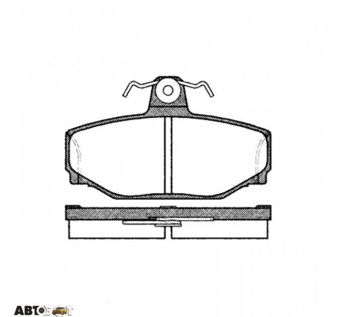 Тормозные колодки ABE C2V003ABE, цена: 664 грн.