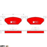 Тормозные колодки TRW GDB1984DTE