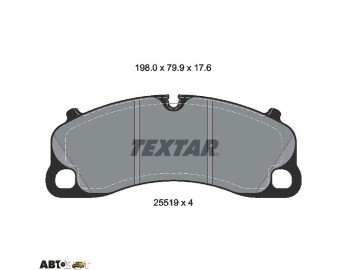 Гальмівні колодки Textar 2551901, ціна: 18 986 грн.