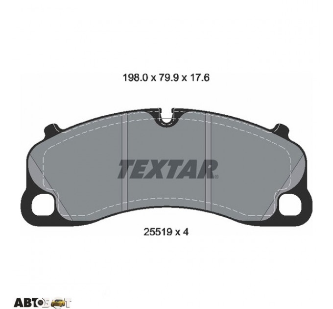 Гальмівні колодки Textar 2551901, ціна: 10 338 грн.