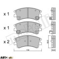 Тормозные колодки METELLI 22-0476-0, цена: 2 376 грн.
