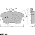 Тормозные колодки METELLI 22-0158-0, цена: 2 204 грн.