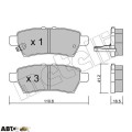 Тормозные колодки METELLI 22-0744-0, цена: 1 591 грн.