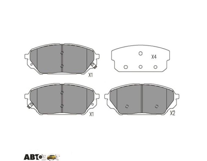 Тормозные колодки KAVO PARTS KBP-3039, цена: 2 815 грн.